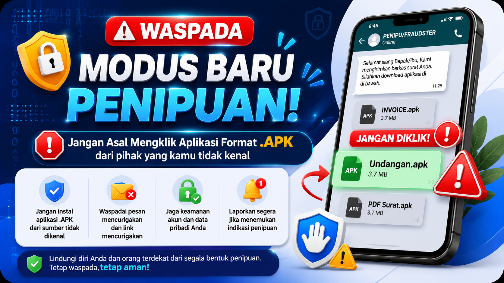 Waspada Modus Penipuan Bermodus APK